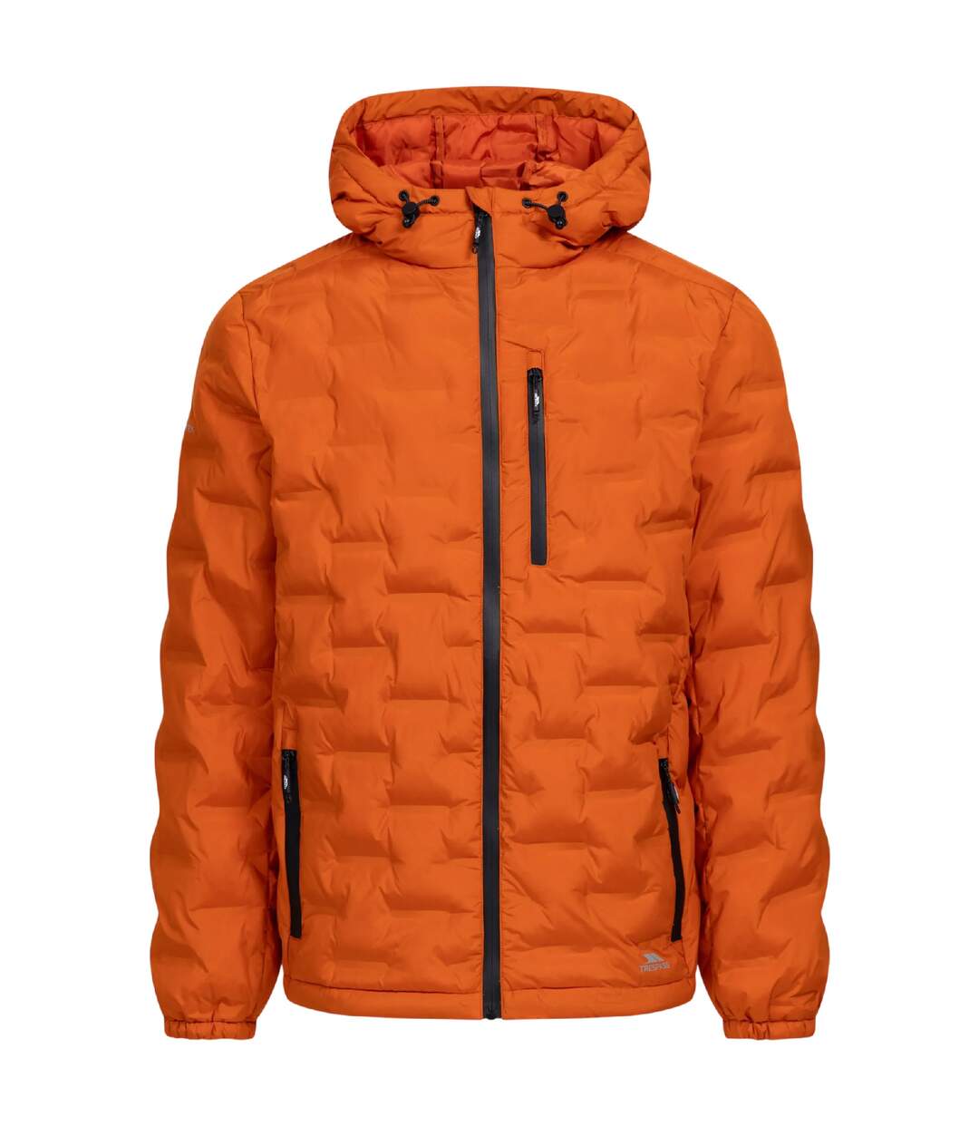 Mens Jaymes Waterproof Jacket Spice Orange Trespass-2