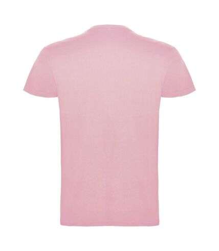 Mens beagle short-sleeved t-shirt light pink Roly