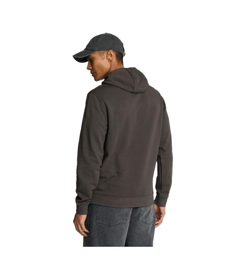 Mens pullover hoodie gunmetal Lyle & Scott