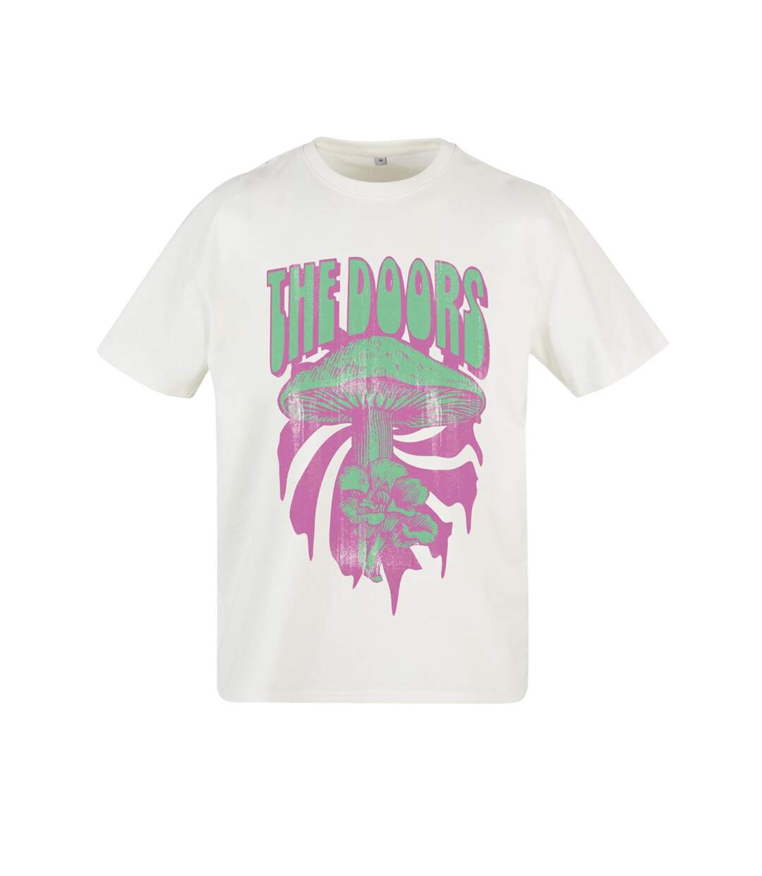 Mens The Doors Mushroom Oversized T-shirt Prêt À Teindre Mister Tee-1