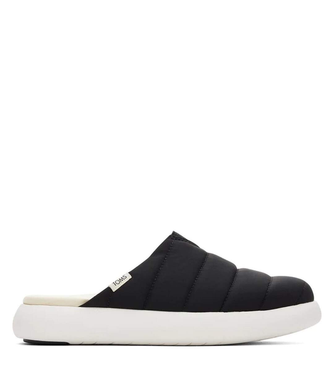 Womens/ladies Alpargata Mallow Slippers Black Toms-3