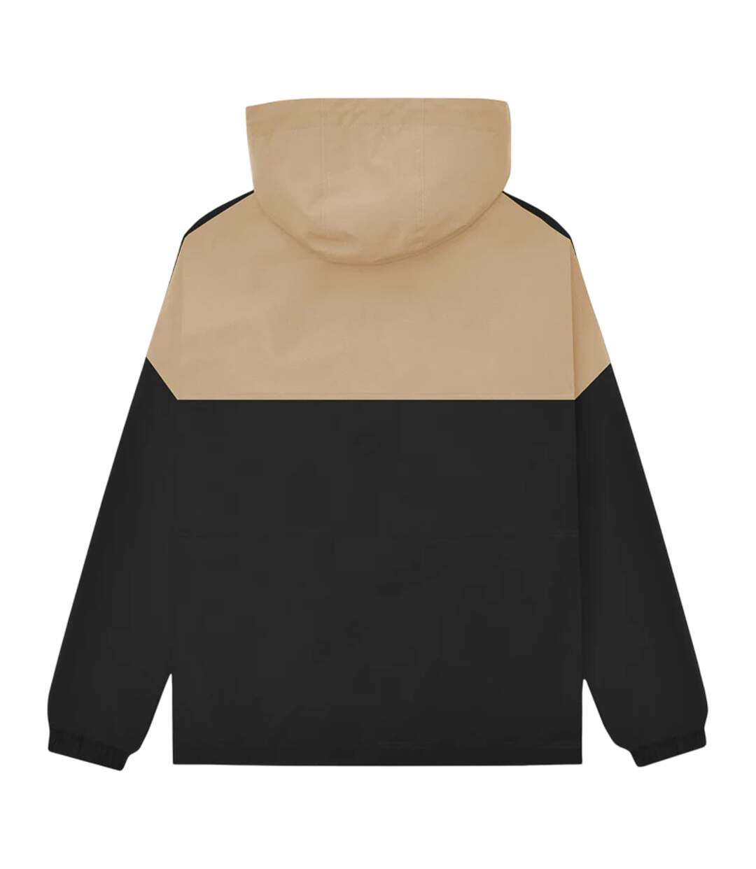 Mens Ss26 Contrast Panel Jacket Black Cashew Lambretta-2