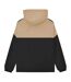 Mens Ss26 Contrast Panel Jacket Black Cashew Lambretta-2