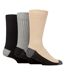 Wildfeet - 3 Pack Mens Recycled Cotton Boot Socks