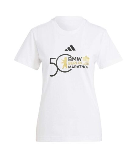 T-shirt 50ème Anniversaire Marathon Femme Blanc Adidas