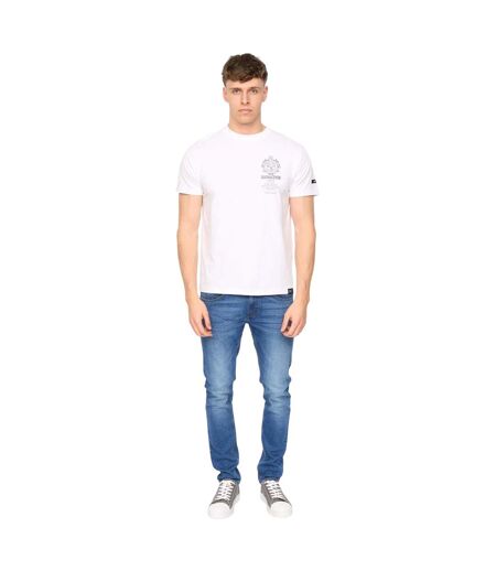Mens Stoneham Brushed Cotton T-shirt White Duck And Cover