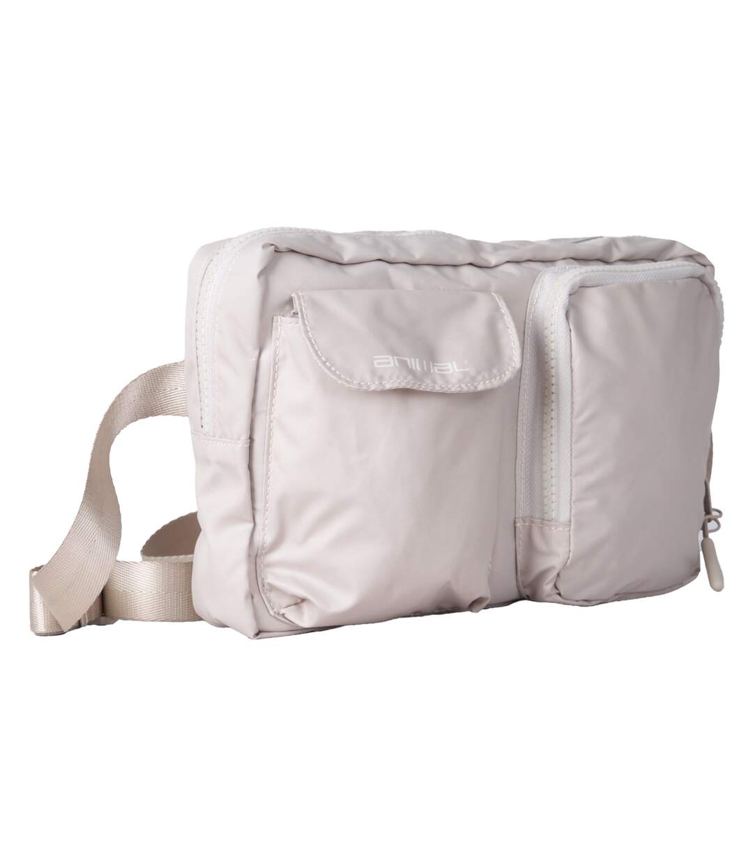 Multi pocket crossbody bag one size beige Animal-3
