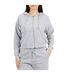 Veste À Capuche Femme Gris Chiné Brave Soul-2
