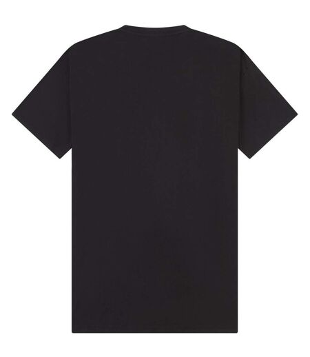 Unisex adult acid wash combed ringspun cotton tall oversized t-shirt acid black Casual Classics