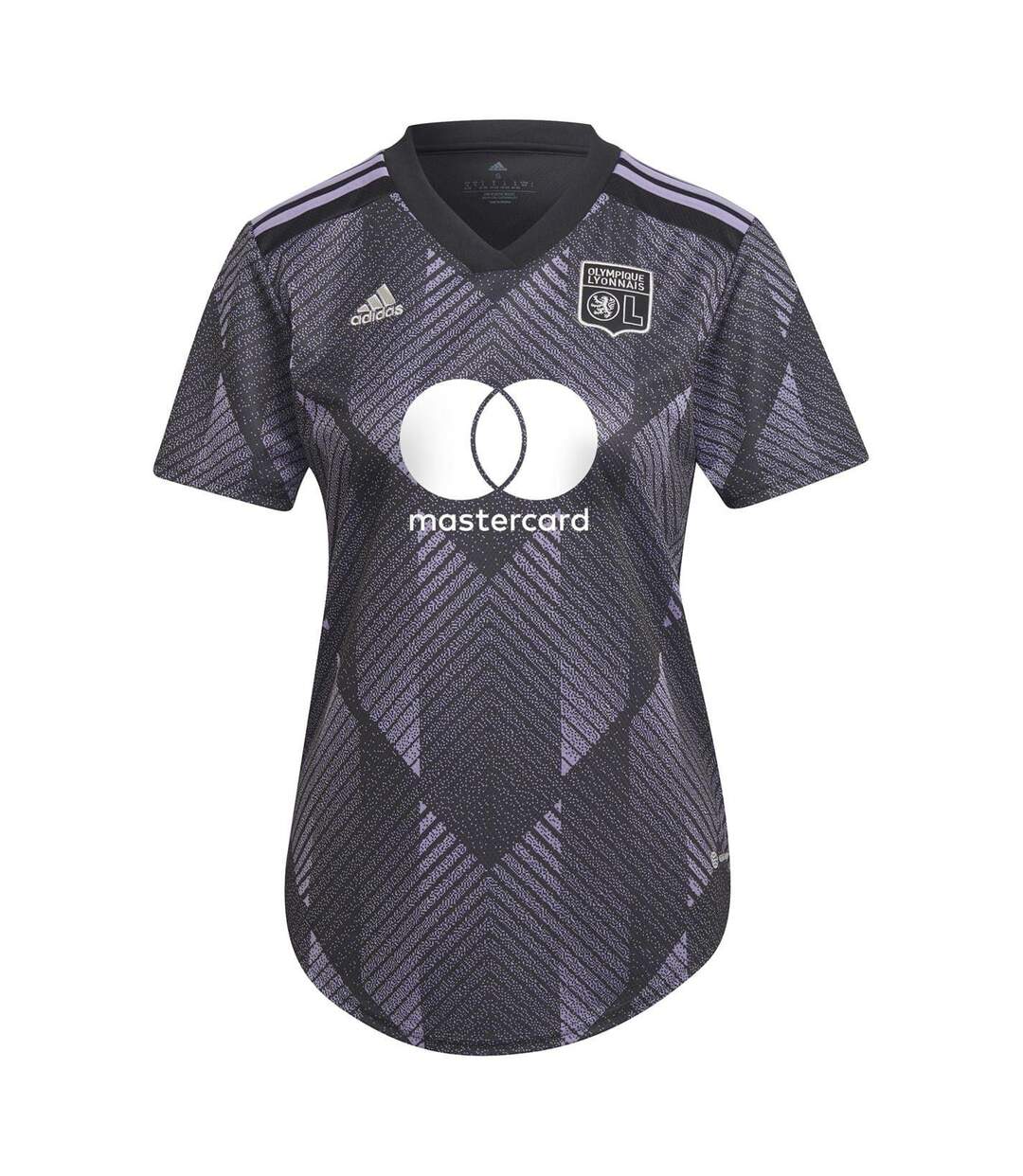 Maillot Third Motif/style Olympique Lyonnais 2022/23 Femme Noir Adidas-1