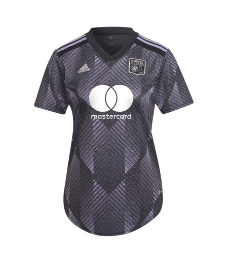 Maillot Third Motif/style Olympique Lyonnais 2022/23 Femme Noir Adidas