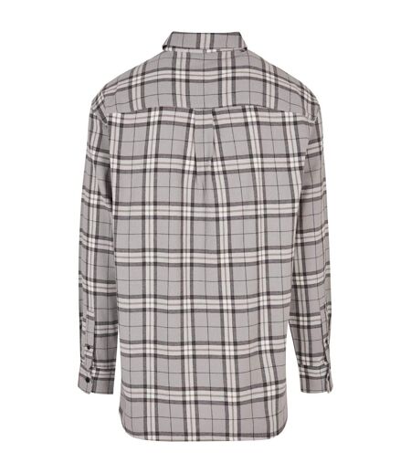 Chemise Motif/style À Carreaux Homme Gris Noir Urban Classics