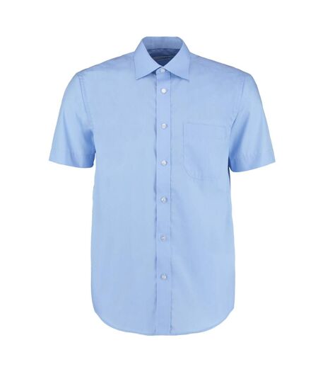 Kustom Kit Mens Business Short-Sleeved Shirt (Light Blue) - UTPC6268