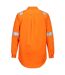 Mens Bizflame Work Lightweight Shirt Orange Portwest-2