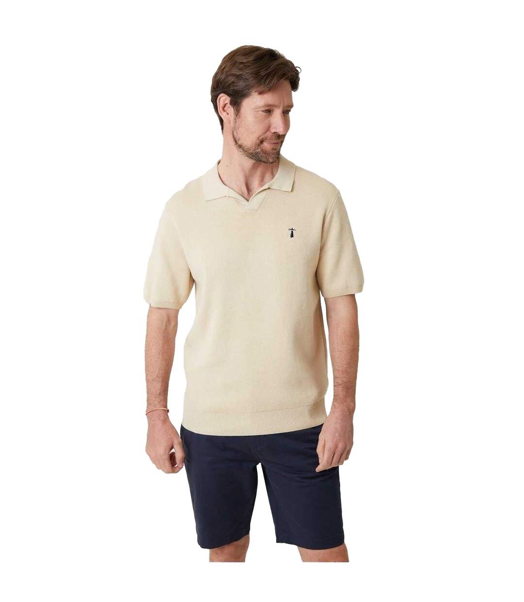 Polo Homme Beige Gris Saltwell-2
