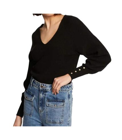 Pull Noir Femme Morgan MPANDA - L