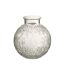 Paris Prix - Vase Design En Verre diamant 27cm Transparent