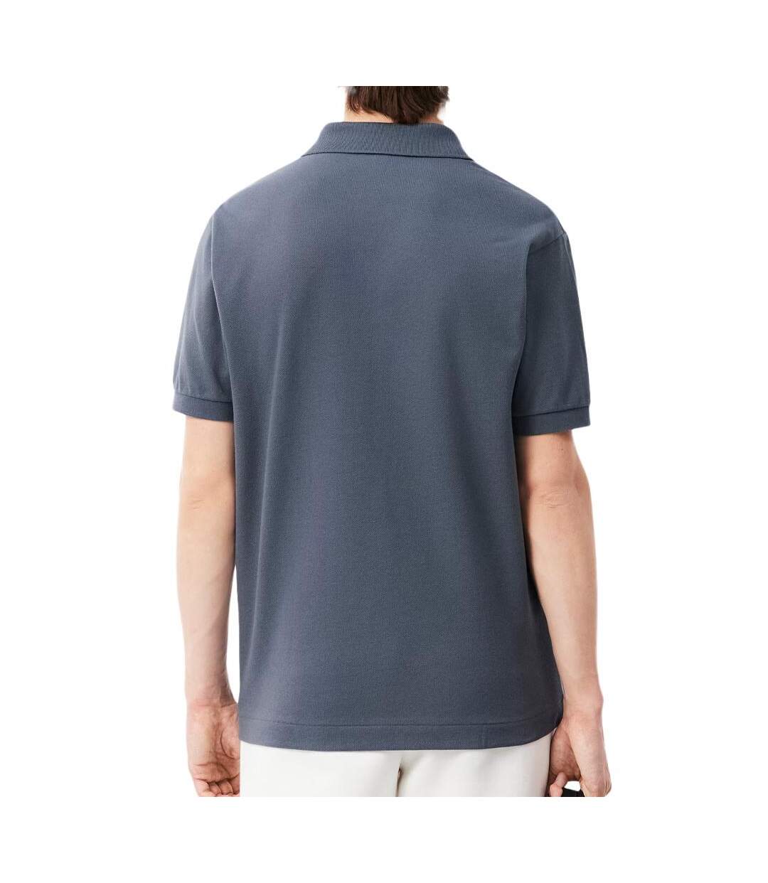 Polo gris bleuté homme lacoste l1212-2
