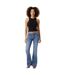Womens/ladies Denim Bootcut Jeans Blue The Ragged Priest-1