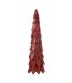 Sapin de Noël en Bois Pieces 120cm Rouge-1