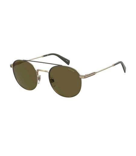 Unisex Adult Round Frame Beach Sunglasses One Size Gold Levis