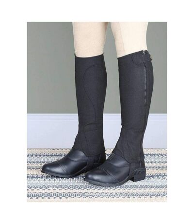Demi-jambières En Cuir Amara Adulte Noir Moretta