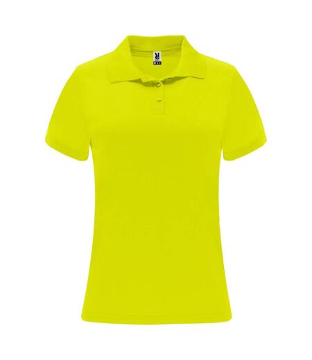 Polo Monzha Femme Jaune Fluo Roly