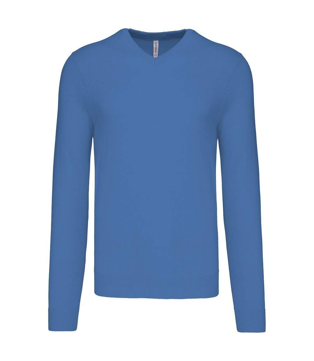 Pull col V homme - K965 - bleu roi