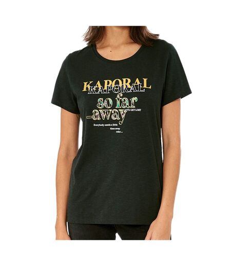 T-shirt Noir Femme Kaporal CHARCO