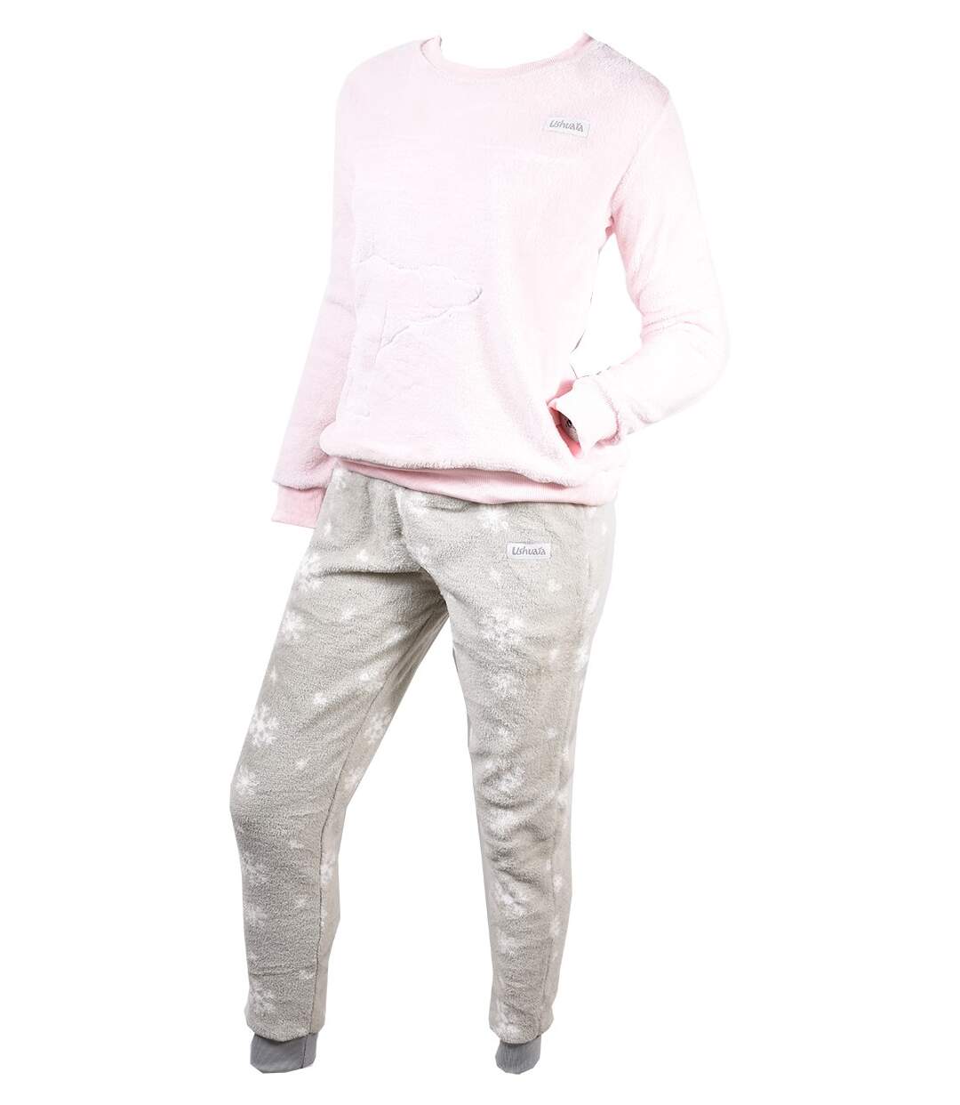 Pyjama Femme USHUAIA USHR002 ROSE-2