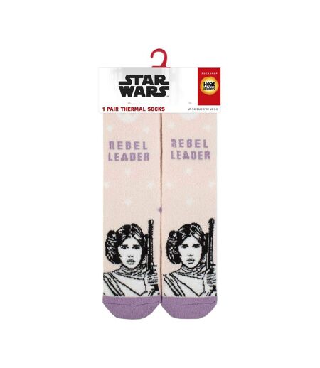Heat Holders Lite - 1 Paire Chaussettes Princesse Leia Star Wars Femme Thermique