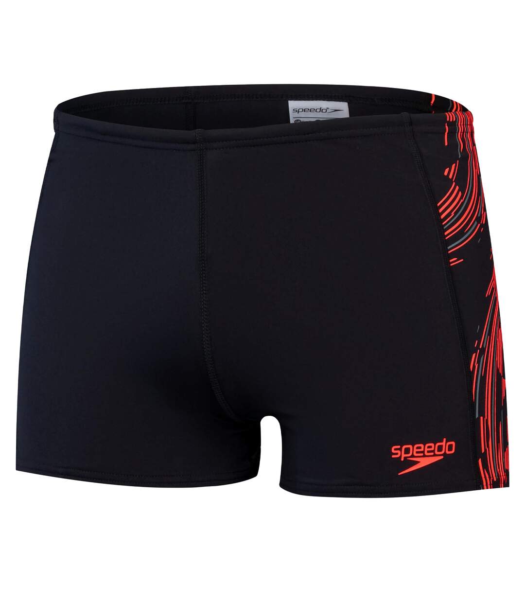 Short De Bain Homme Noir Rouge Speedo-1