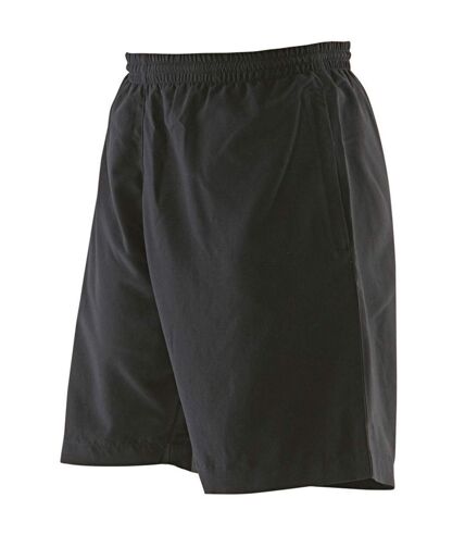 Finden & Hales Womens/Ladies Microfiber Shorts (Black) - UTPC6375