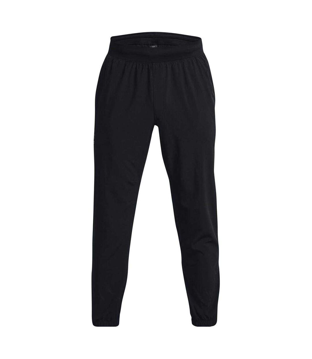 Mens Project Rock Reflective Jogging Bottoms Black Under Armour-2
