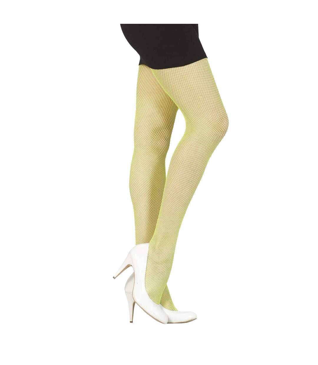 Collant Motif/style Néon Femme Jaune Fiestas Guirca-2