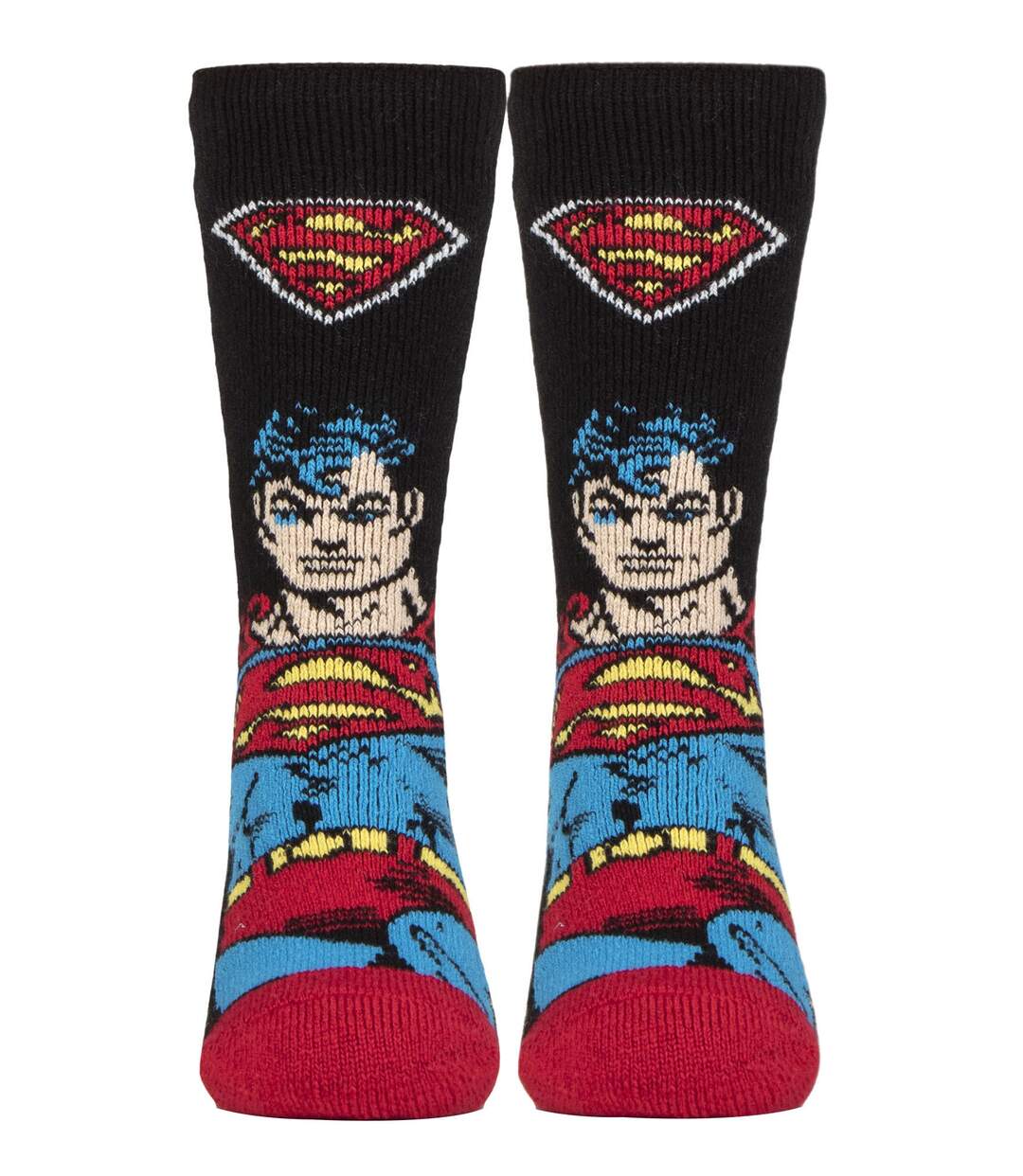 Mens Superman Socks | Heat Holders Lite | DC Universe Novelty Thermal Socks for Winter-1