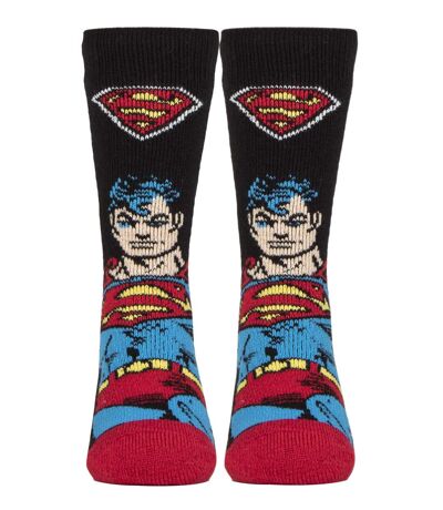 Mens Superman Socks | Heat Holders Lite | DC Universe Novelty Thermal Socks for Winter