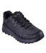 Womens/ladies Hotmelt Lace Up Trainers Charcoal Black Skechers-1