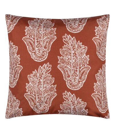 Paoletti Kalindi Paisley Outdoor Cushion Cover (Terracotta) (43cm x 43cm)