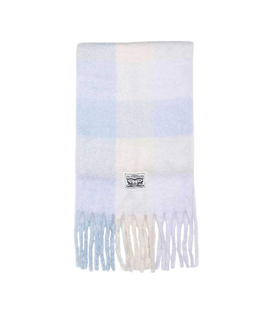 Plaid Knitted Lightweight Scarf One Size Multicoloured Levis-2