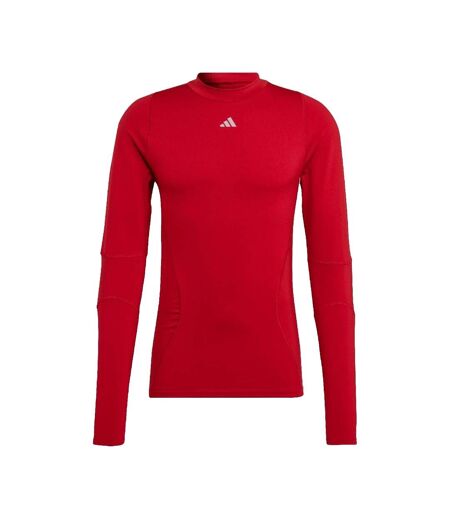 T-shirt Manches Longues Techfit Homme Rouge Adidas