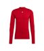 T-shirt Manches Longues Techfit Homme Rouge Adidas-2