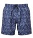 Short de bain pour homme - WB900 - bleu marine et blanc-1