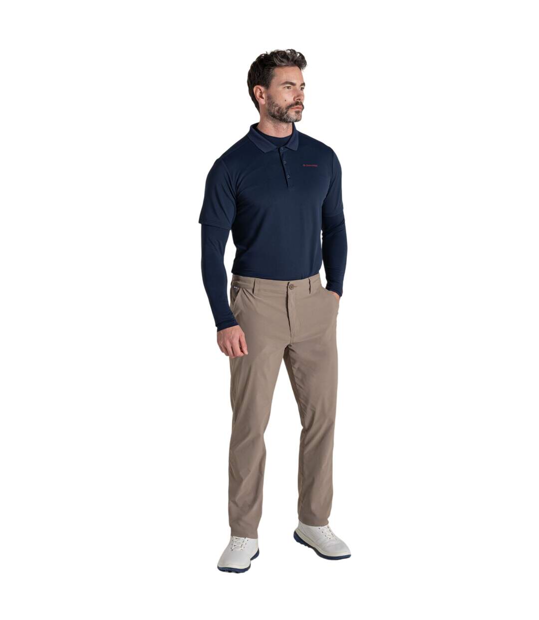 Haut Manches Longues Golf Homme Bleu Marine Craghoppers-4