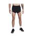 Mens Aero 2 In 1 Running Shorts Black White Nike-3