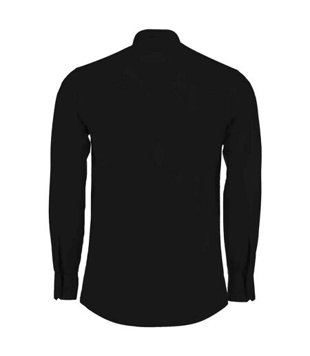 Chemise Manches Longues Homme Noir Kustom Kit