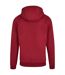 Sweat À Capuche Zippé Lourd Pour Hommes Bourgogne Build Your Brand-3