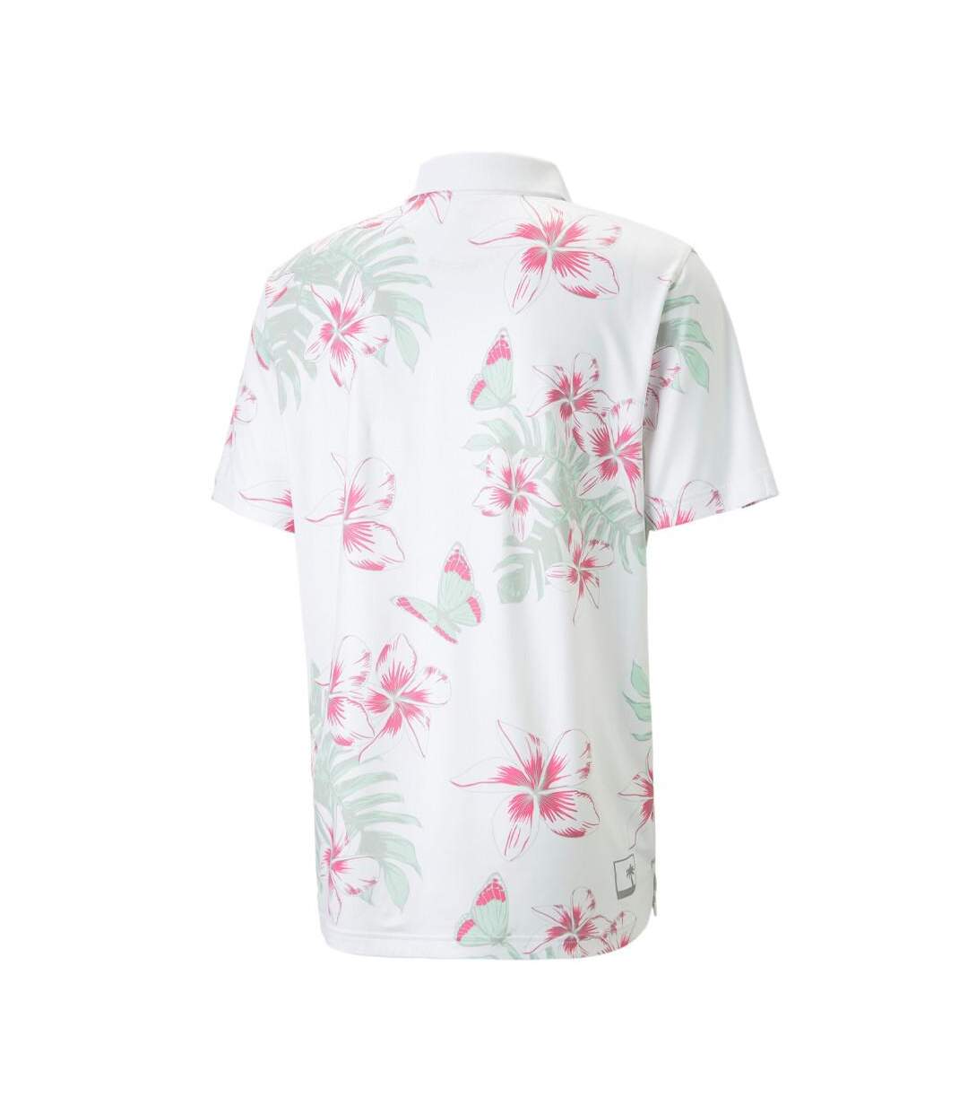 Polo de Golf Blanc/Rose Homme Puma Festival - M-2