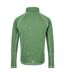 Regatta Mens Yonder Quick Dry Moisture Wicking Half Zip Fleece Jacket (Field Green)