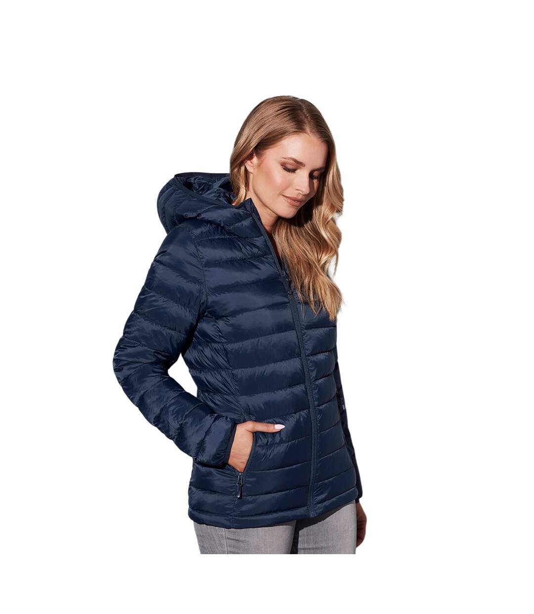 Doudoune Matelassée Lux Femme Bleu Nuit Stedman-2